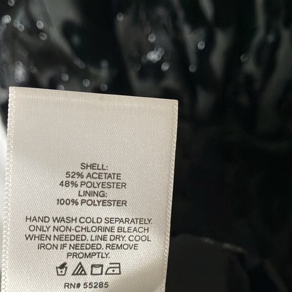 Express: Black on Black Cheetah Print Shimmer Dress- S - Picture 14 of 16